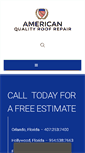 Mobile Screenshot of americanqualityroofing.com